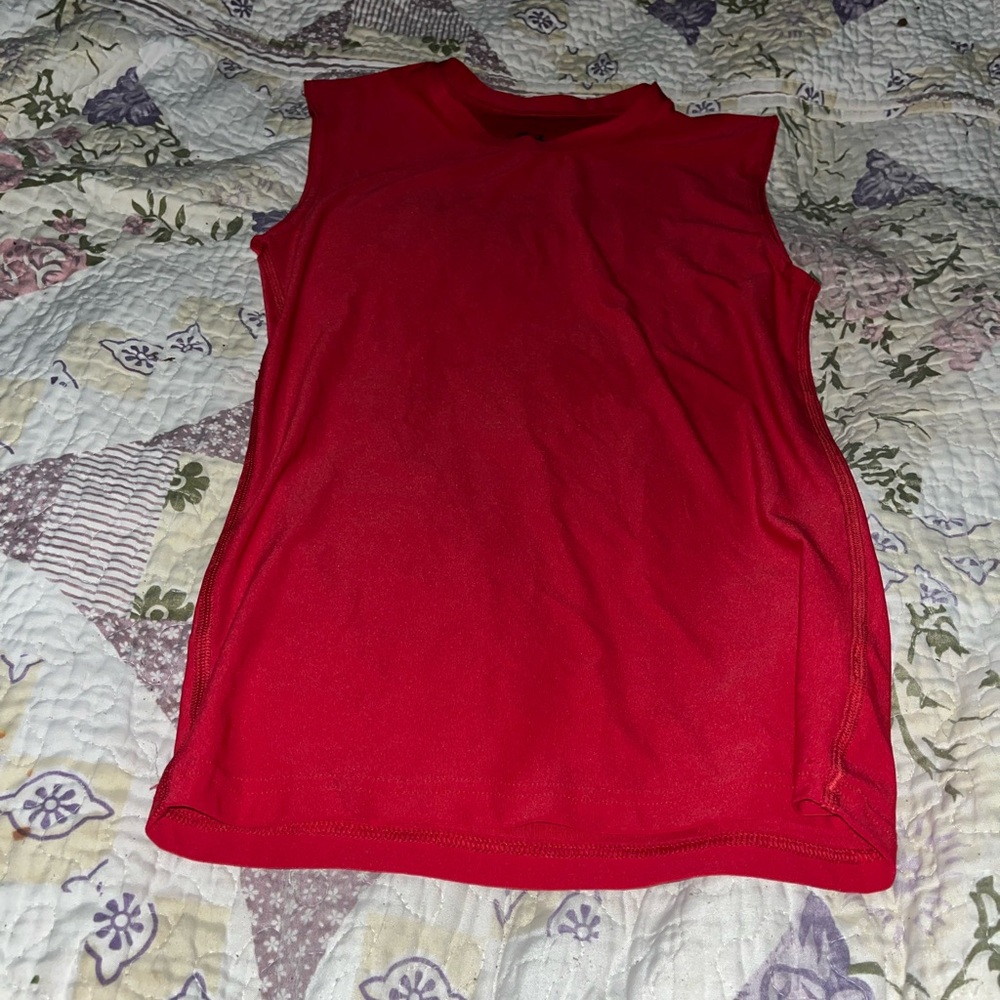 Men's Red Sleeveless Tank Top